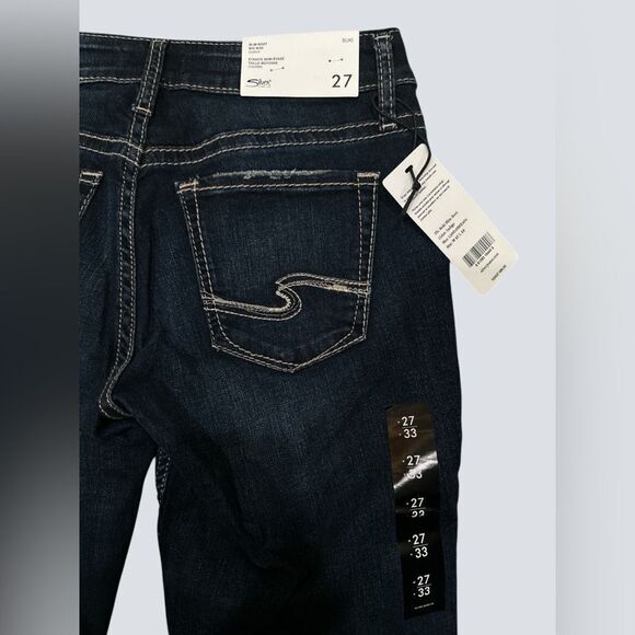 🏷️ NWT Silver Suki Jean - Picture 1 of 5